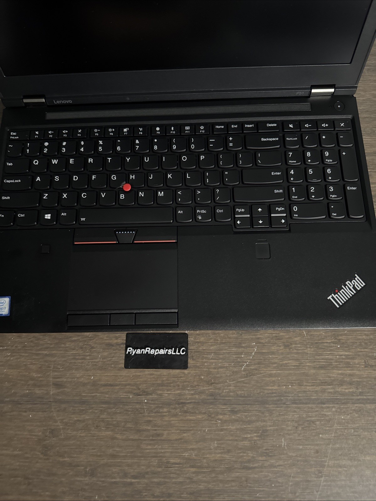 Lenovo ThinkPad P51 Core i7-7700HQ 16GB Ram/120gb SSD Windows 11 BAD BATTERY