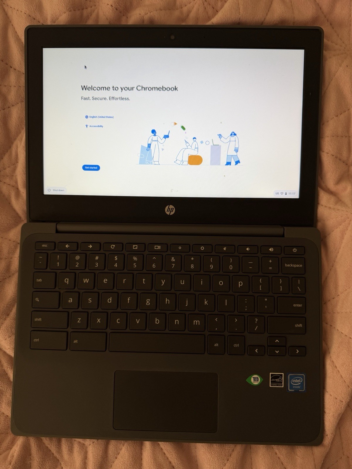 HP Chromebook 11 G6 EE 11.6″ 16GB N3350 ChromeOs Dark Gray GOOD CONDITION
