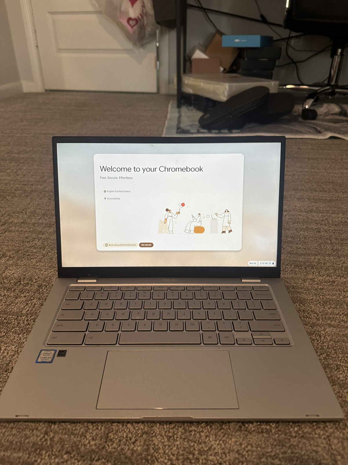 ASUS Chromebook C425 Clamshell 14″ C425TA-DH384 Silver