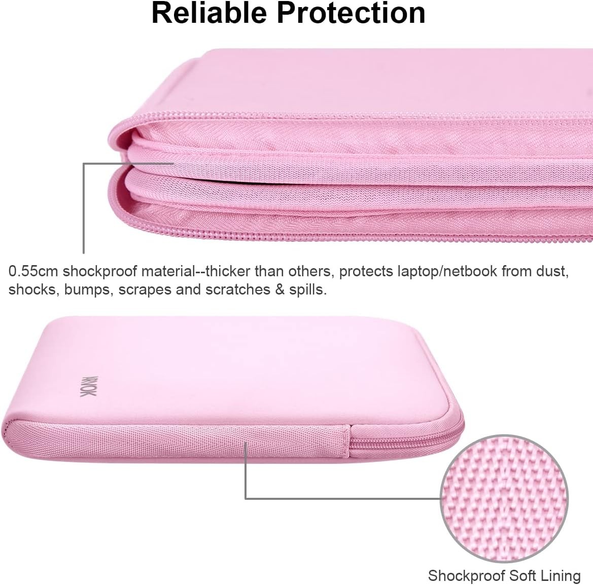 11 11.6 12 Inch Laptop Sleeve Case for MacBook Air 12, Water-Resistant Neoprene