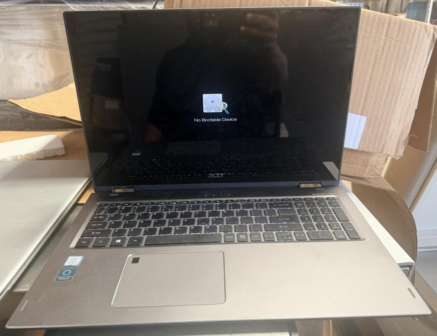 ACER SPIN5 SERIES | i5-8250u 8GB RAM TOUCH | NO HDD NO OS NO CHARGER ~ SP515-51N