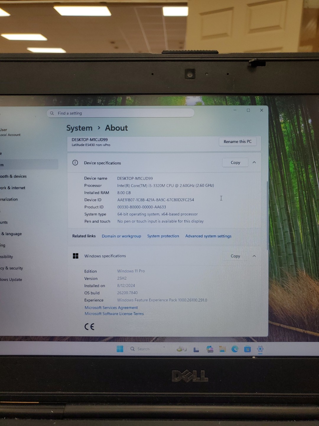 Dell Latitude E5430 14” (240gb SSD, Intel Core i5-3320M, 8GB RAM) W11P 022626-5