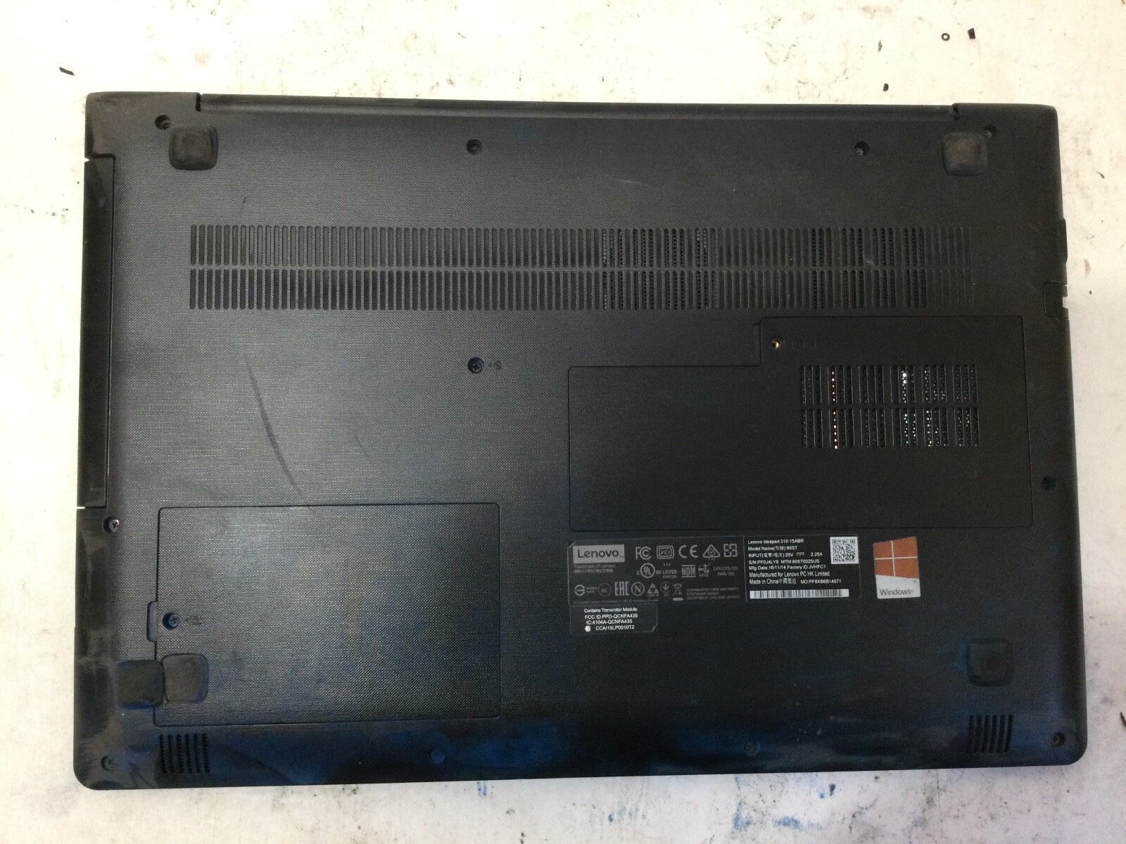 LENOVO IDEAPAD 310 – AMD A10 – 8GB RAM – FOR PARTS -NO POWER-READ DESCRIPTION-BB