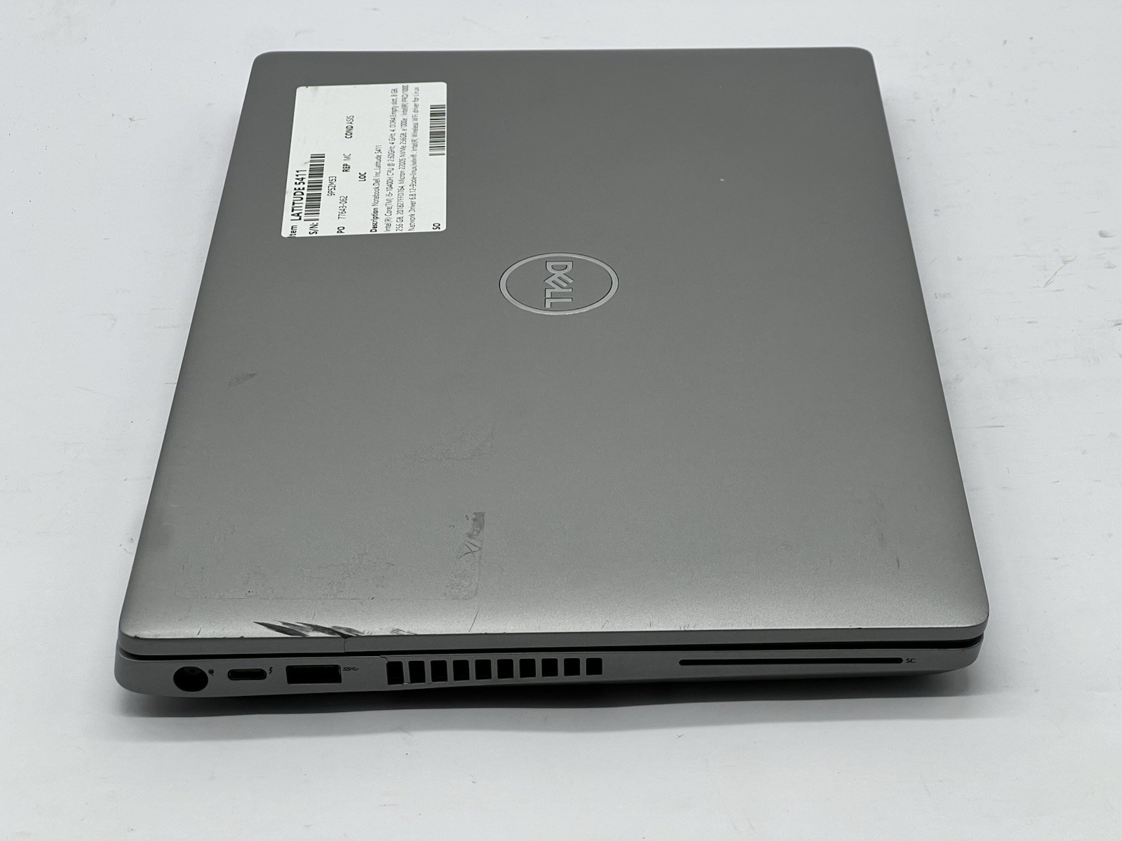 Dell Latitude 5411, i5-10400H CPU, @ 2.60GHz, 8GB RAM, 256GB NVMe-No OS/Charger