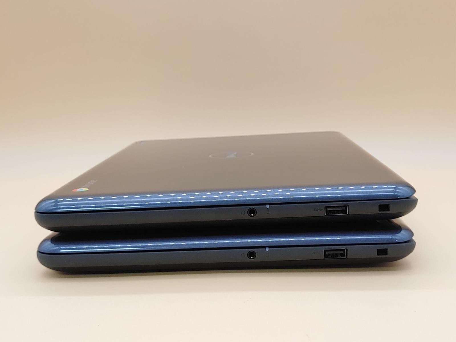 LOT of (2) Dell Chromebook 13 3380 Celeron 3855U✔4GB✔16GB eMMC✔ChromeOS✔*NO A/C*
