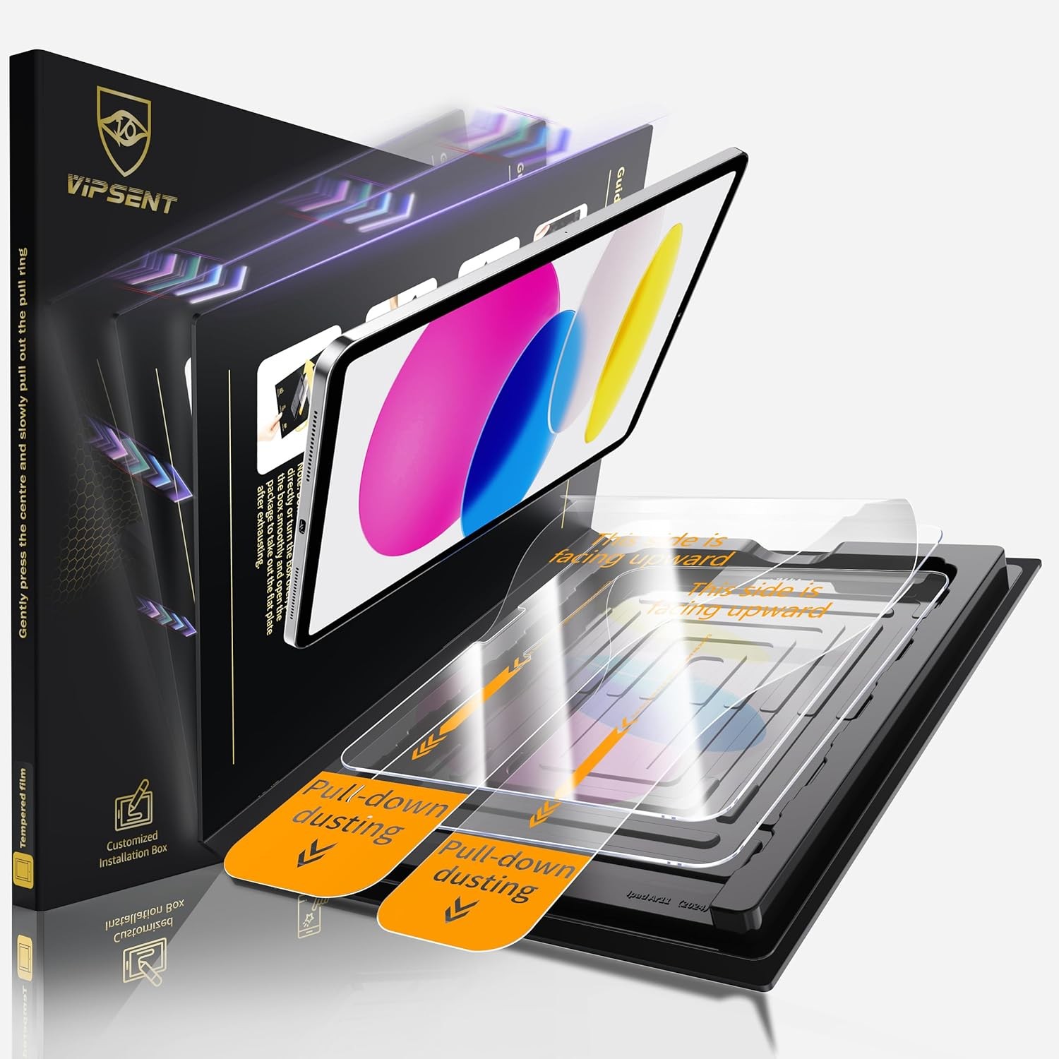 2-Pack Glass Screen Protector for iPad 11th A16 11-in. /10th Generation 10.9-in.