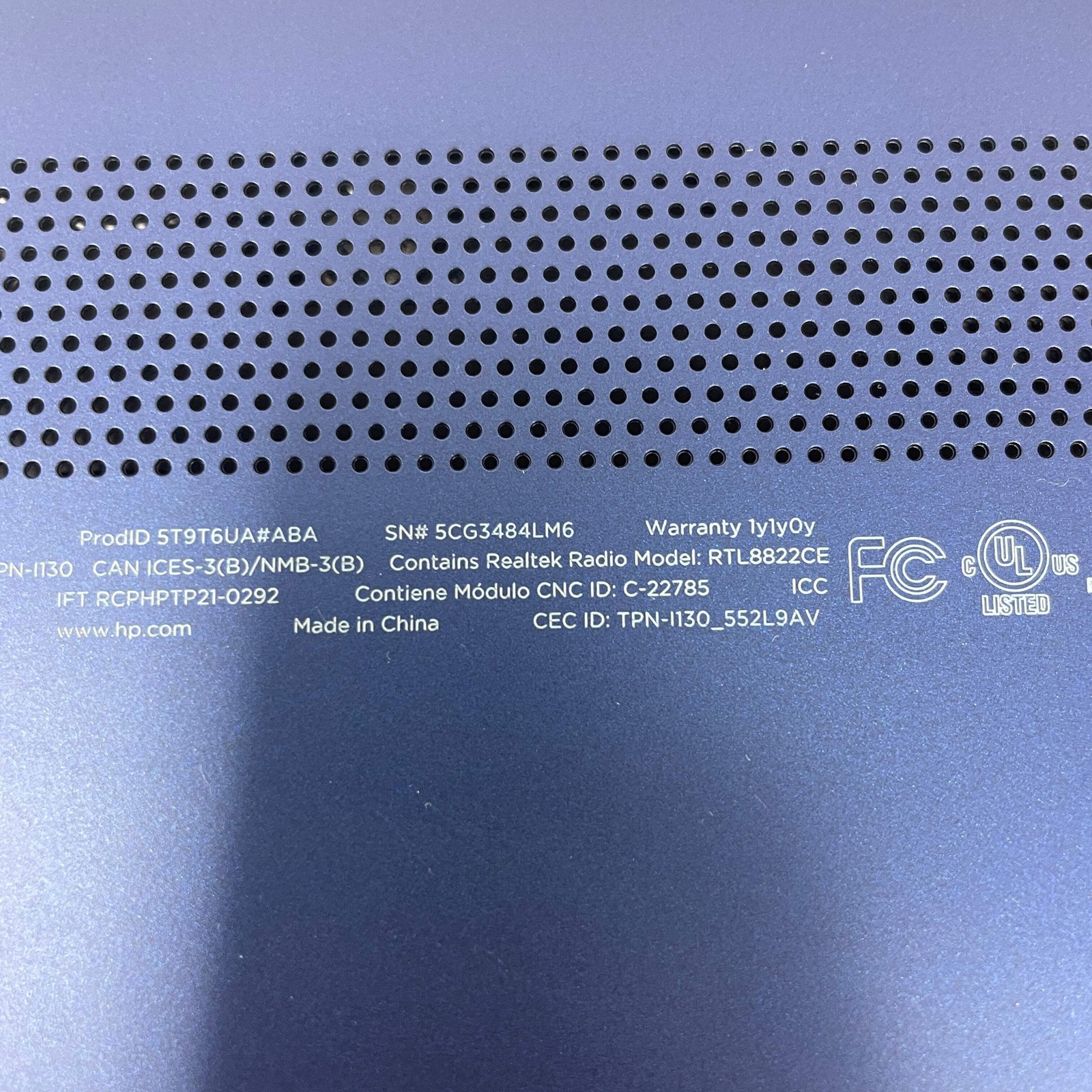 HP Laptop 14-cf2111wm Celeron N4120 1.1GHz 8GB RAM 64GB SD