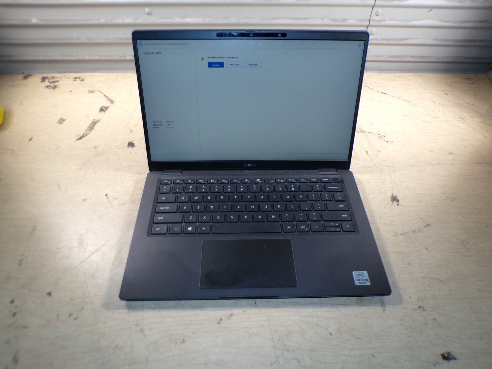 DELL LATITUDE 7410 INNTEL CORE i5-10310U 1.70GHZ 16GB RAM **NO HD/ NO CADDIE
