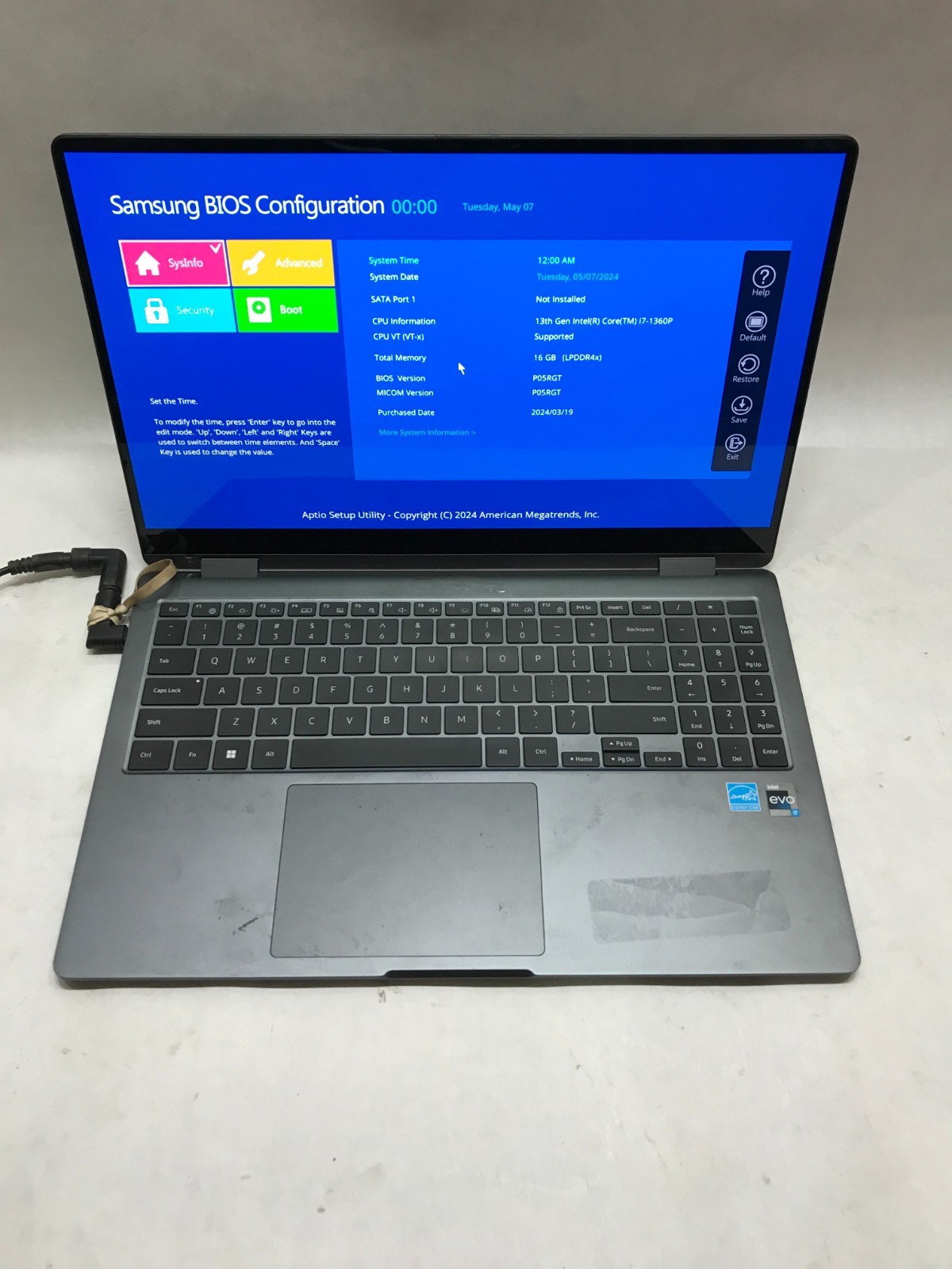 Samsung Galaxy Book3 360 NP750QPG 15″ Intel Core i7-1360P 16GB RAM Cracked! – DW