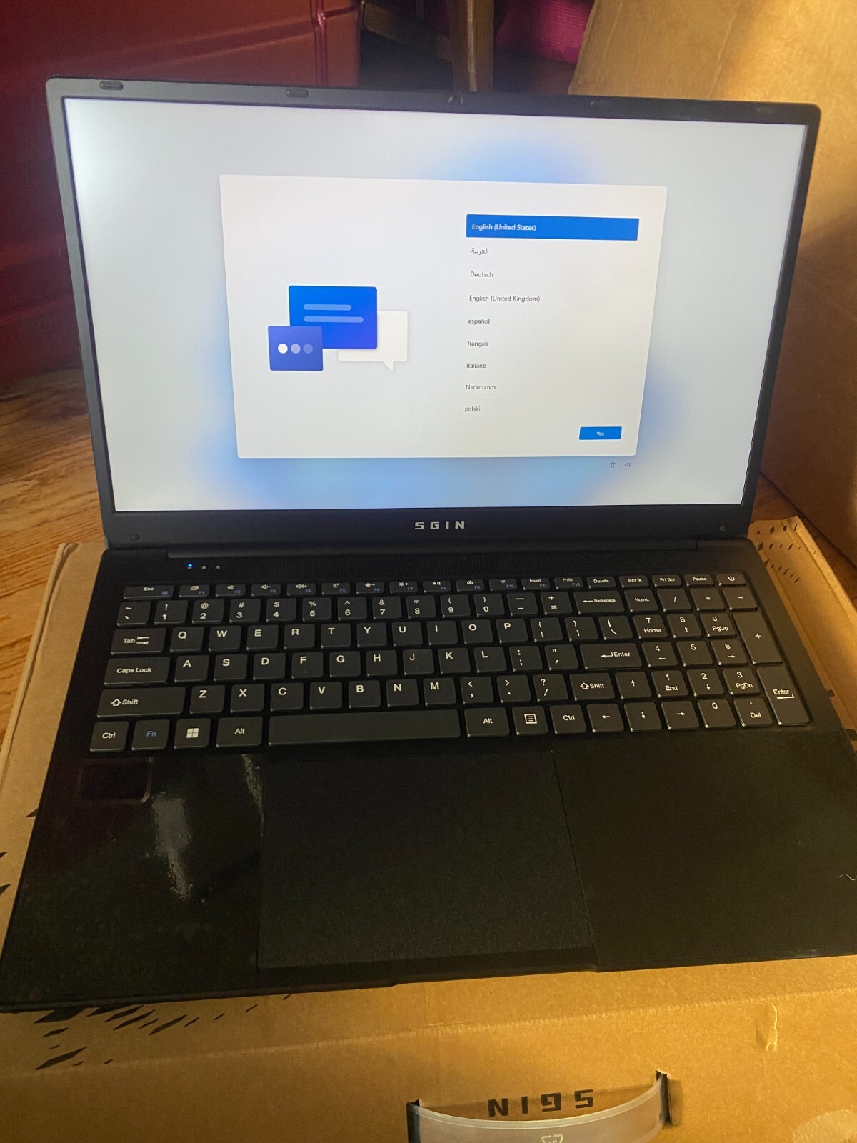 SGIN 17 inch Laptop 4GB DDR4 128GB SSD Windows 11