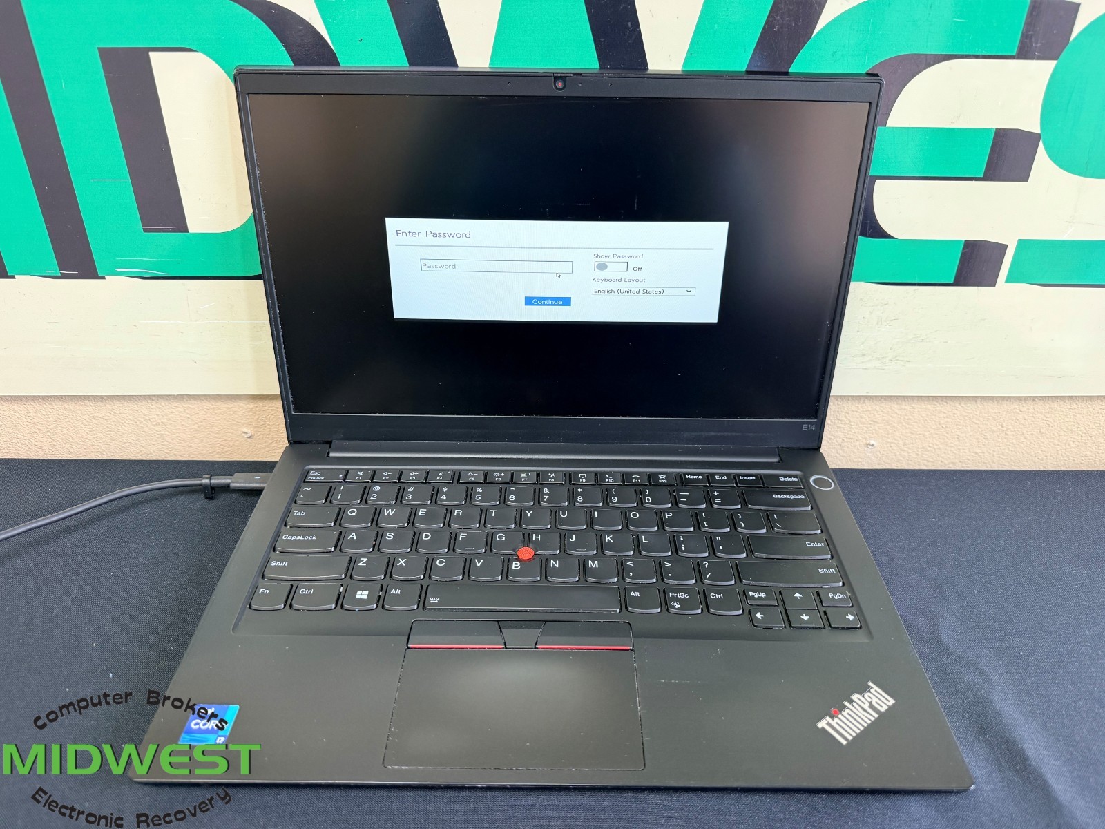 Lenovo ThinkPad E14 i7 11th Gen 16GB RAM No OS/HDD/SSD + BIOS Locked (For Parts)