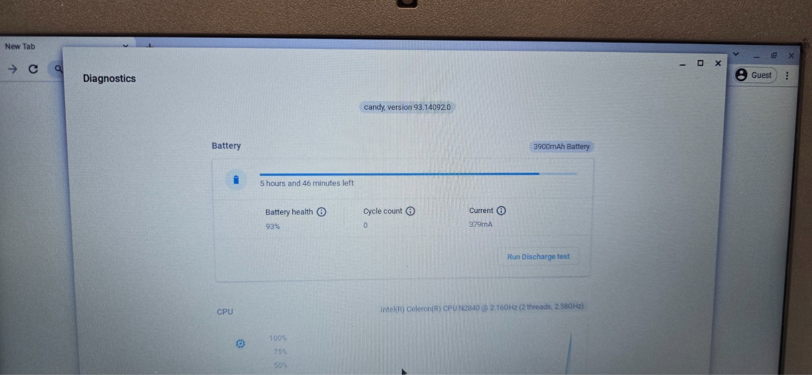 Dell Chromebook 11 P22T 11.6 inch (16GB, Intel Celeron, 2.16 GHz, 4GB) Laptop