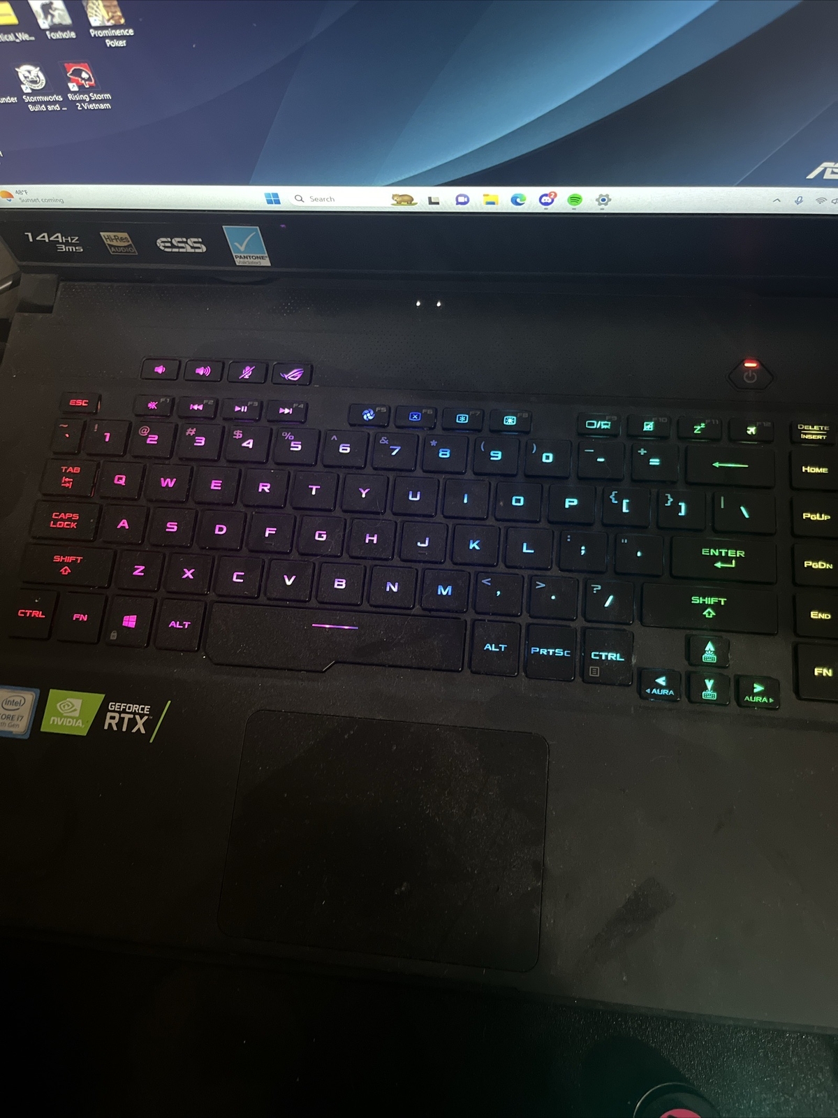 Asus ROG Zephyrus M15 GU502 15.6″ FHD 2.6GHz i7-9750H 32GB 1TB – RTX 2060 – Good