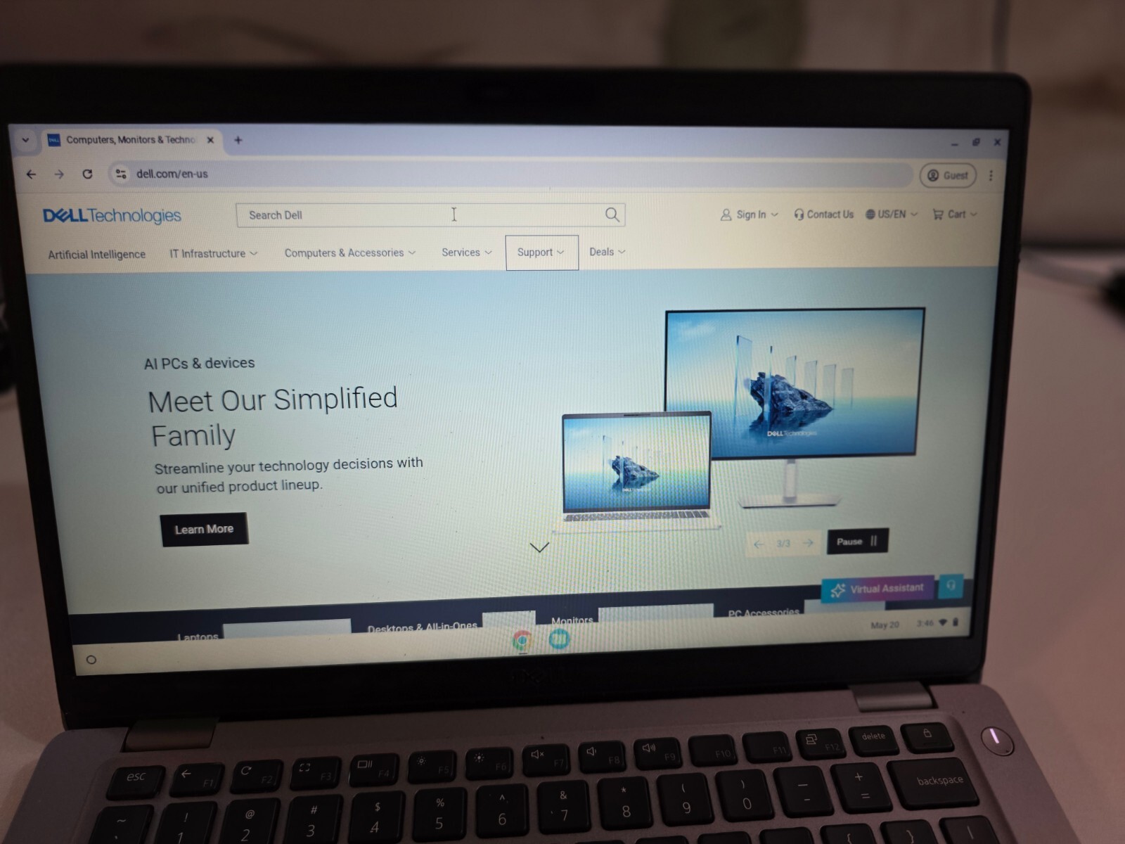 Dell Latitude 5400 – 14″ Celeron 4305U 8th Gen 4GB Ram 64GB eMMC NVMe Chrome OS