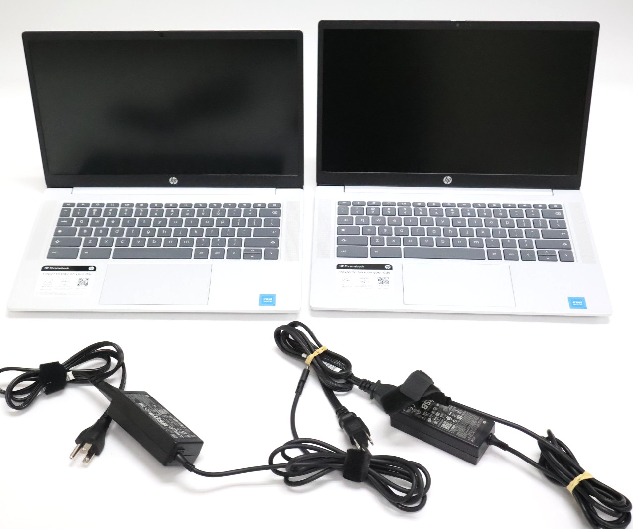 Lot of 2 HP Chromebook 14″ Intel N200 4GB RAM 128GB SSD Laptop 14a-nf0131wm