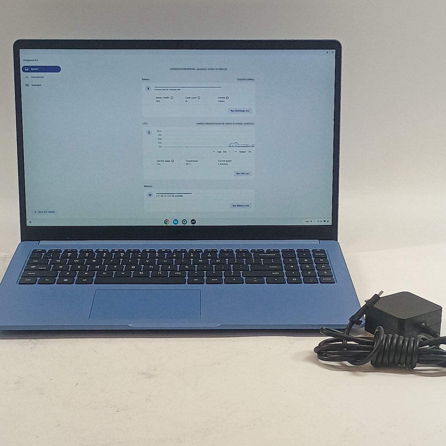 Asus Chromebook CX1 CX1505CKA 15.6″ Celeron N4500 1.1GHz 4GB RAM 128GB SSD