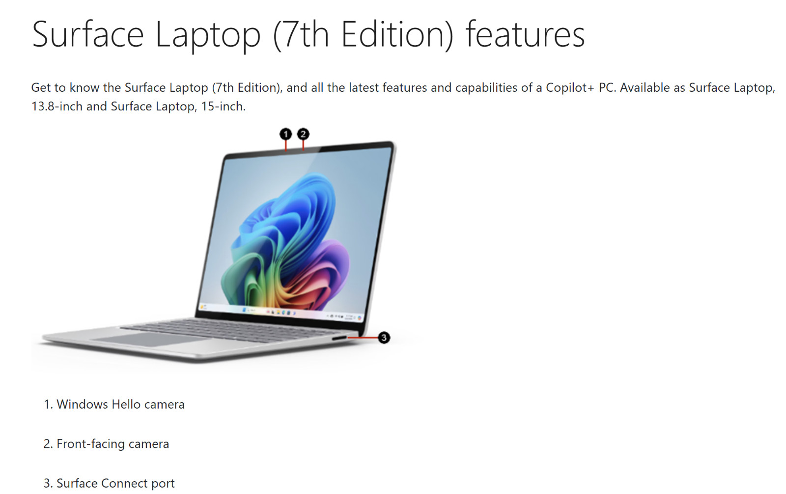Microsoft Surface Laptop 7th Edition, 13.8″ Ultra 5 236V, 16GB RAM, 256GB