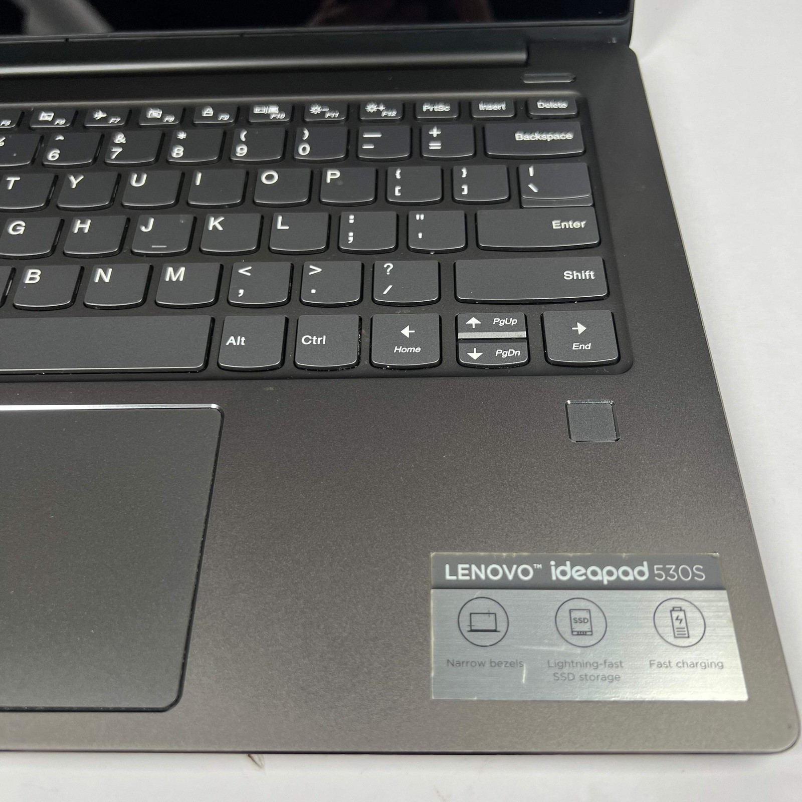 Broken Lenovo IdeaPad 530S 15.6″ i5-8250U 8GB RAM No Battery No SSD