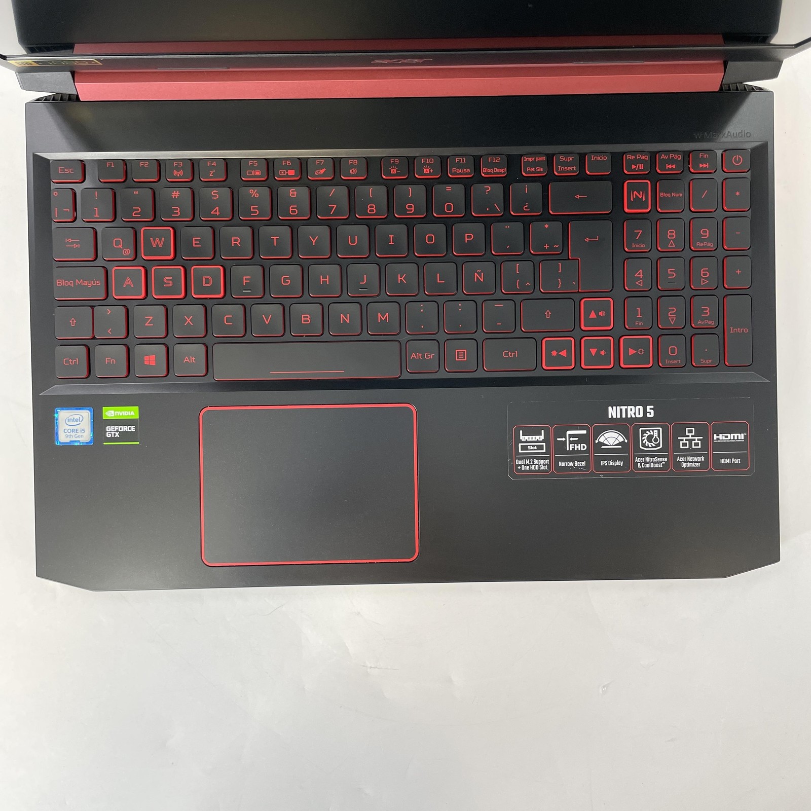 Acer Nitro 5 15.6 FHD i5-9300H 2.40GHz 8GB 1TB HDD GTX 1050 Bilingual Keyboard