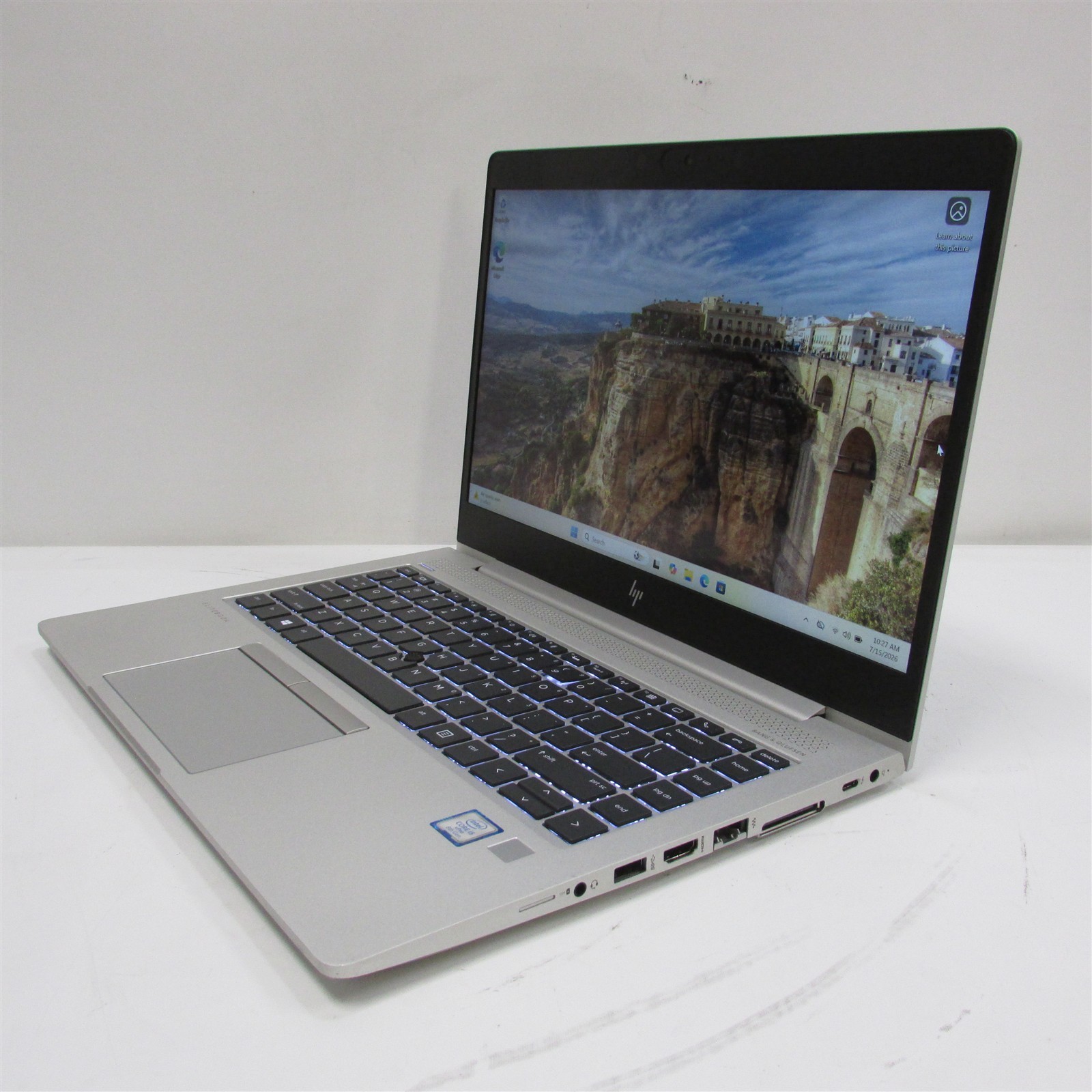 HP Elitebook 840 G6 i5-8365U 1.6GHz 16GB RAM 256GB NVME 14″ Windows 11 Pro Touch
