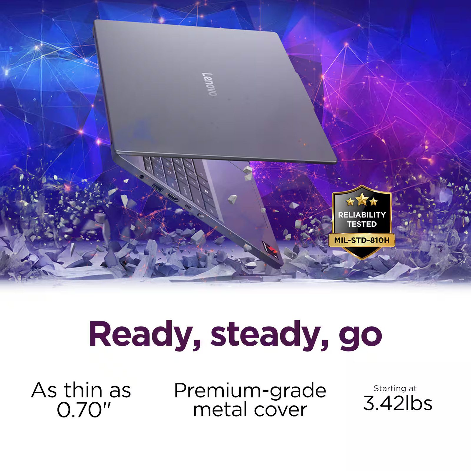Lenovo – IdeaPad Slim 3x – Copilot+ PC – 15.3″ 2k Touchscreen Laptop – Qualco…