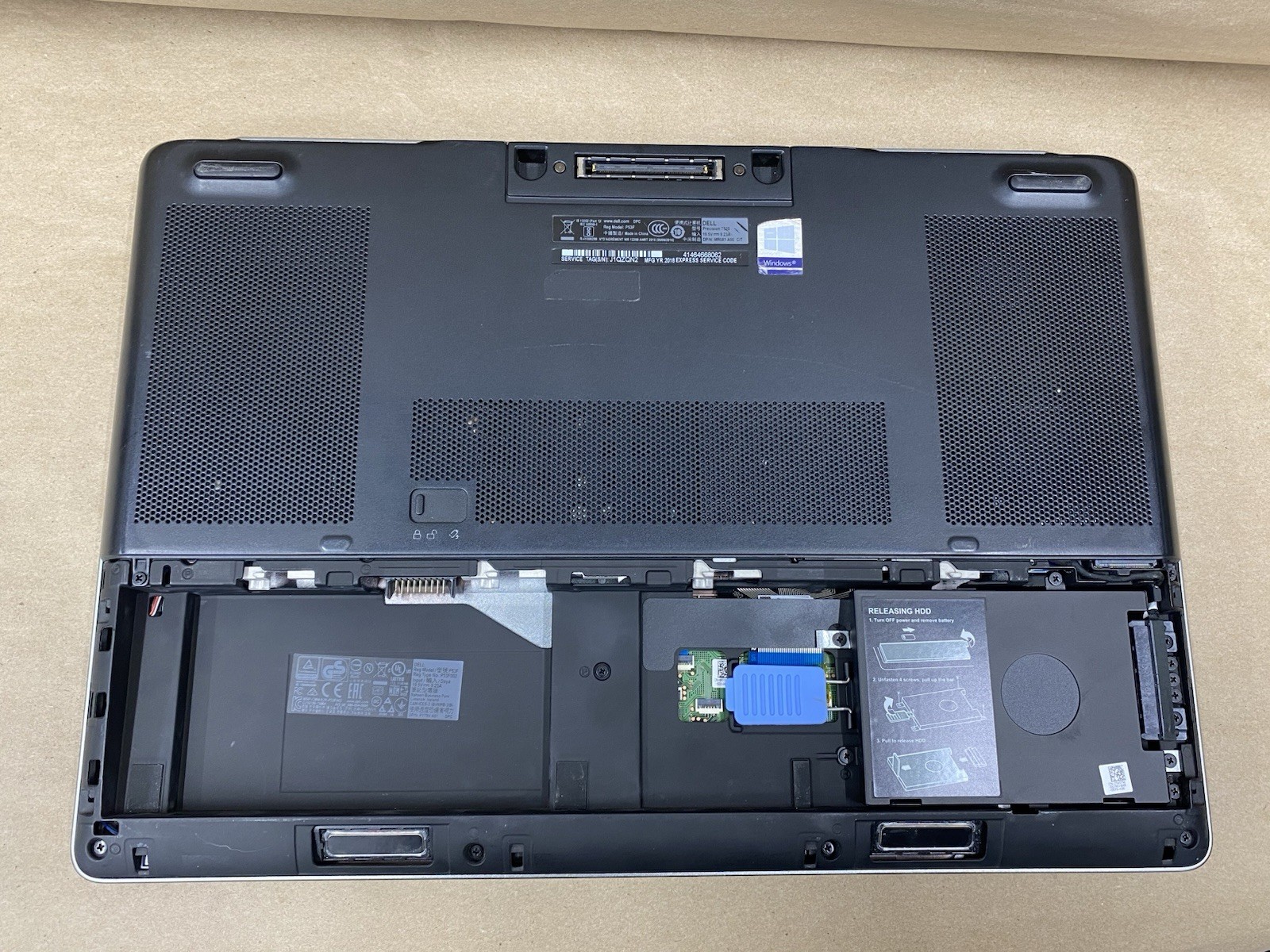Dell Precision 7520 15.5″ 3840*2460 E3-1575M 8GB – 256GB SSD – Wi10 Pro READ
