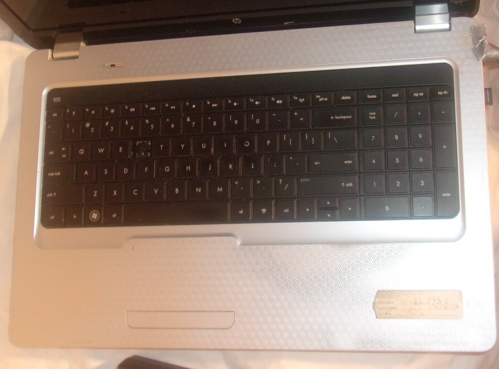 HP G72 LAPTOP COMPUTER WORKS READ DESCRIPTION WINDOWS 7 HOME PREMIUM