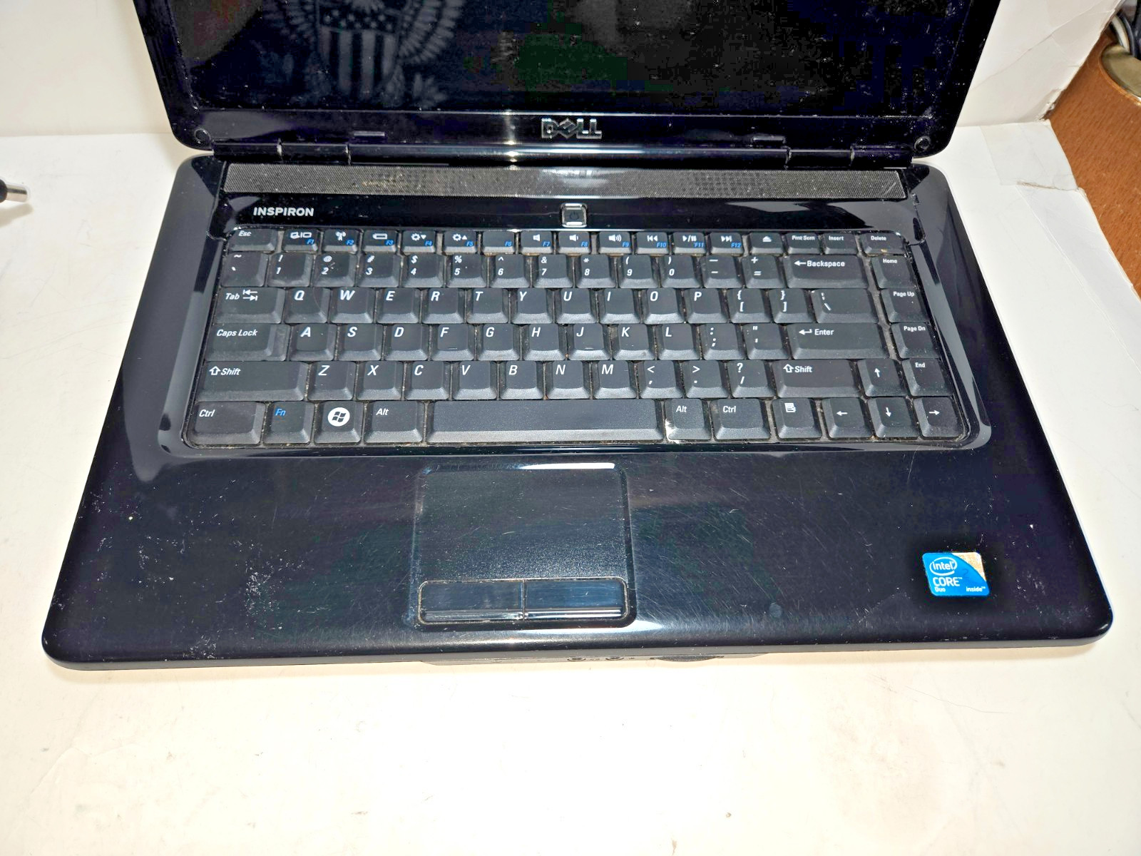 💙 Dell Inspiron 1545 Blue Core2Duo 4GB 160GB Win10 OEM Charger Free Ship NICE!
