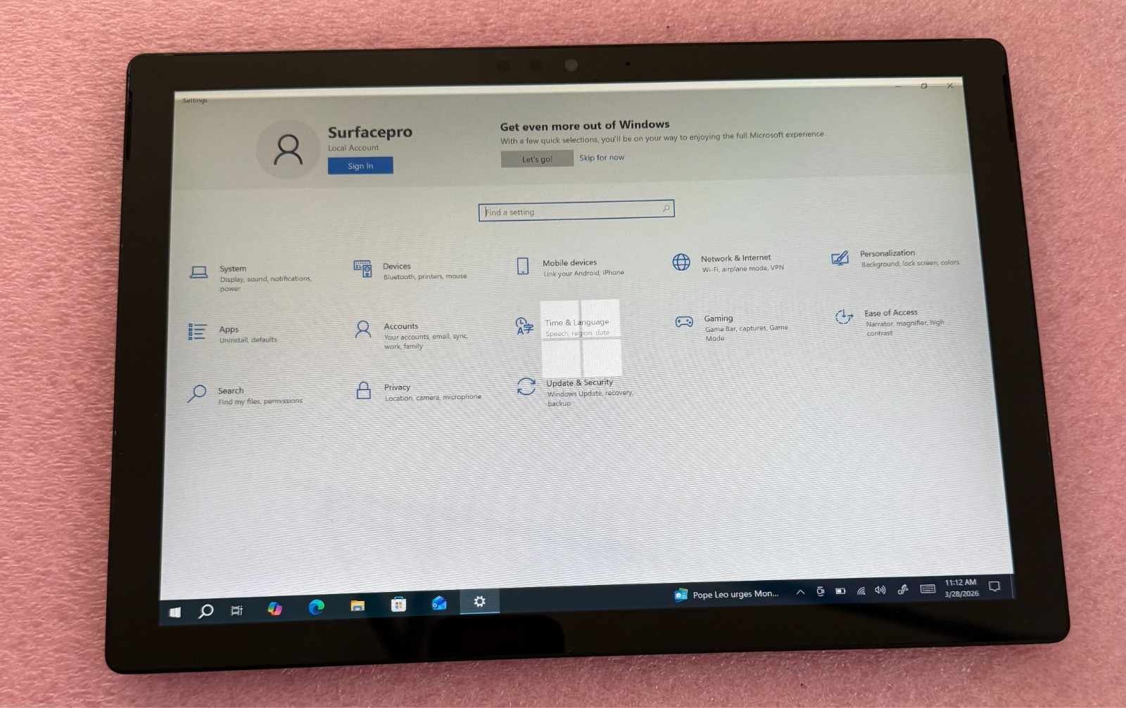 Microsoft Surface Pro 6 12.3″i7-8650U 16GB RAM 512GB SSD Wins10-Blk*Read Ad#3M03