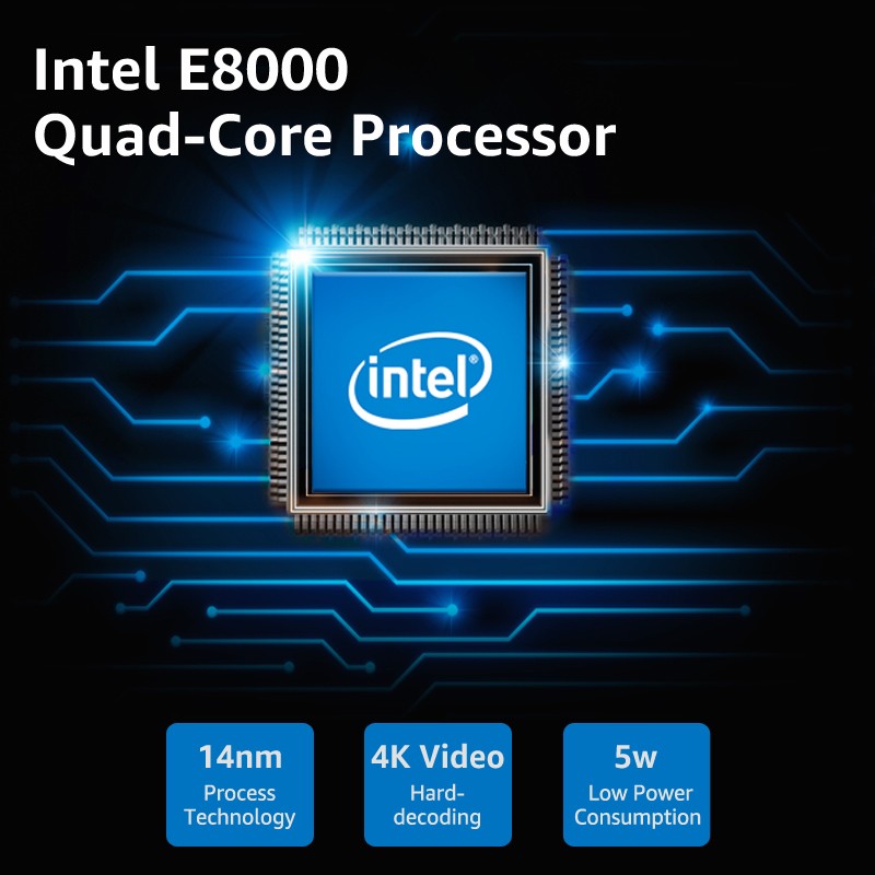 CHUWI 14.1in Windwos Laptop Computer PC Intel E8000 QuadCore 8G RAM 256G SSD