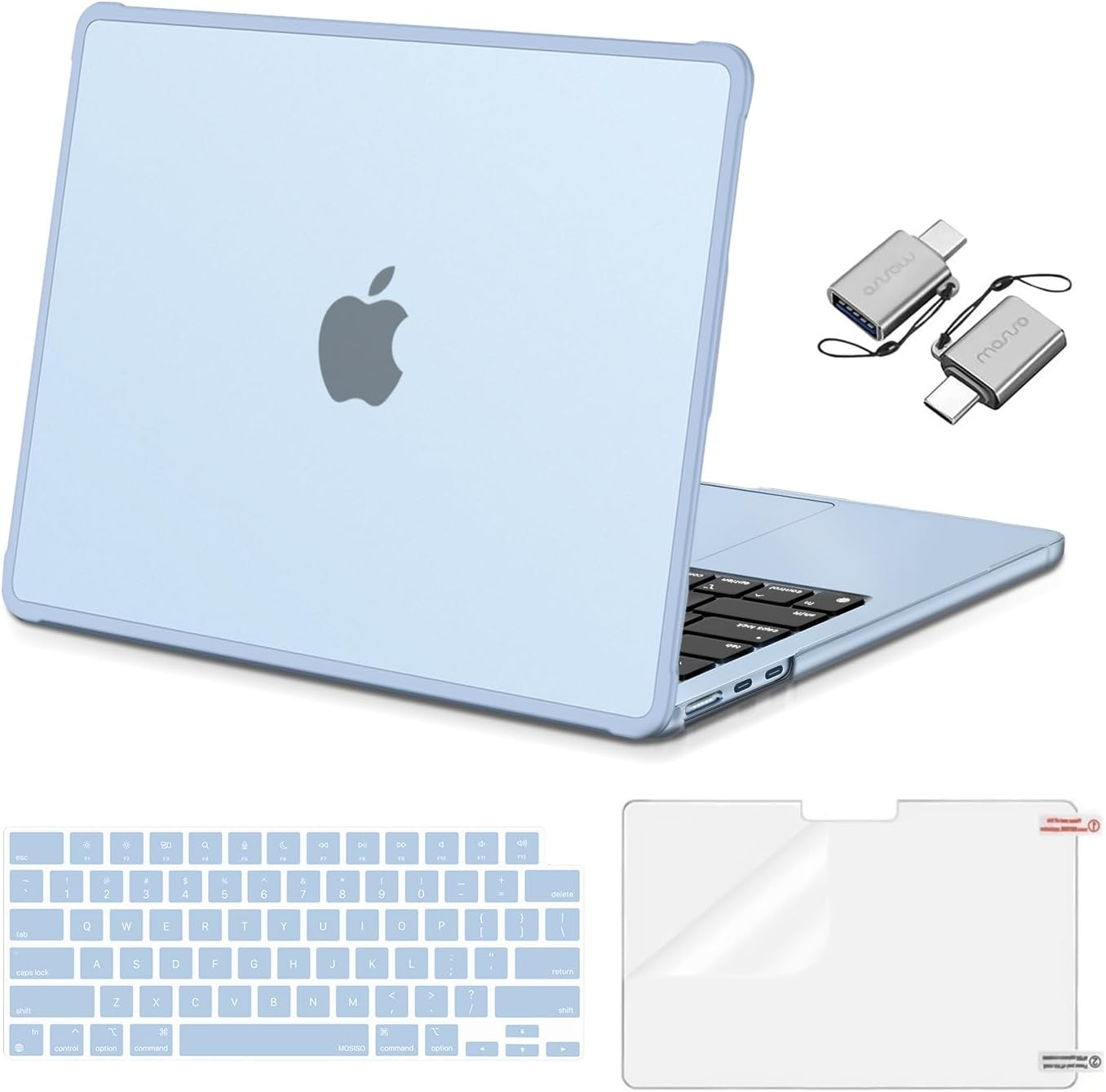 Compatible with MacBook Air 13 inch Case M5 M4 M3 M2 2026-2022 A3449 A3240 A3113