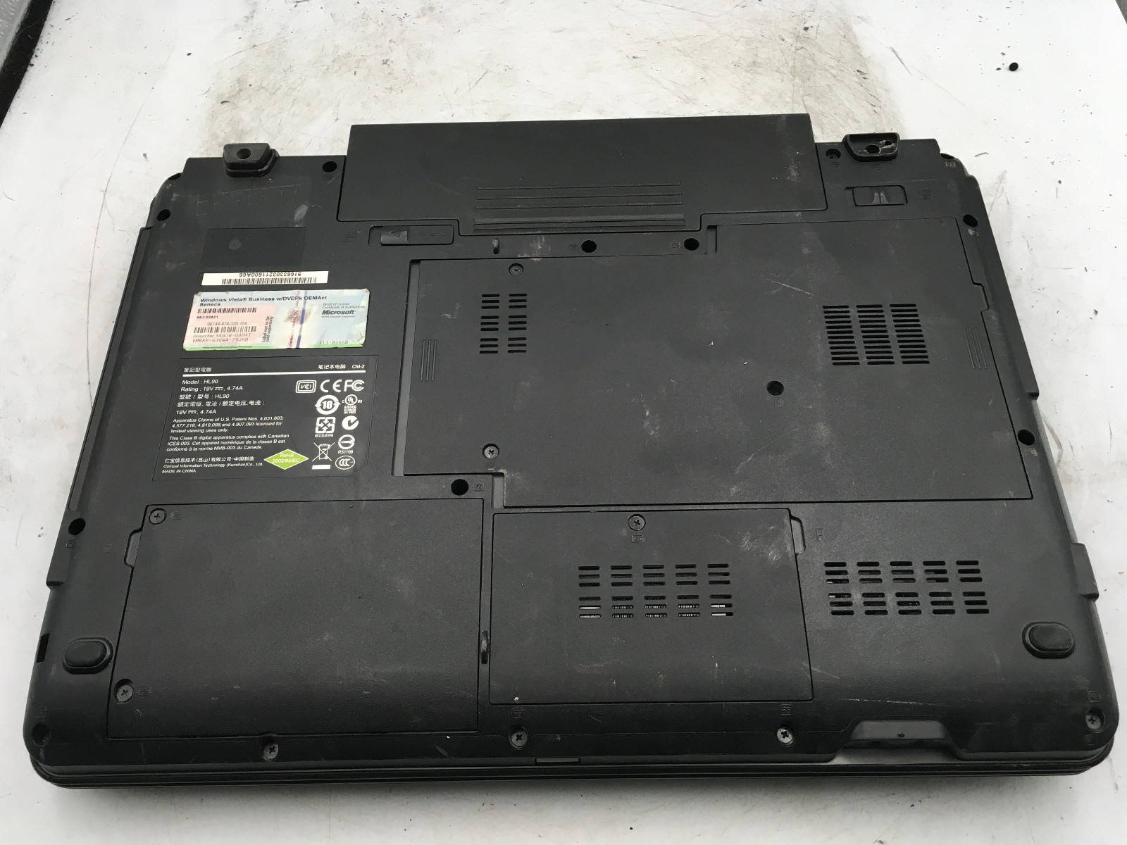 NEXLINK HL90 – BOOTS TO BIOS – INTEL CENTRINO 2 – 4GB RAM – 15″ – READ DESC -BB