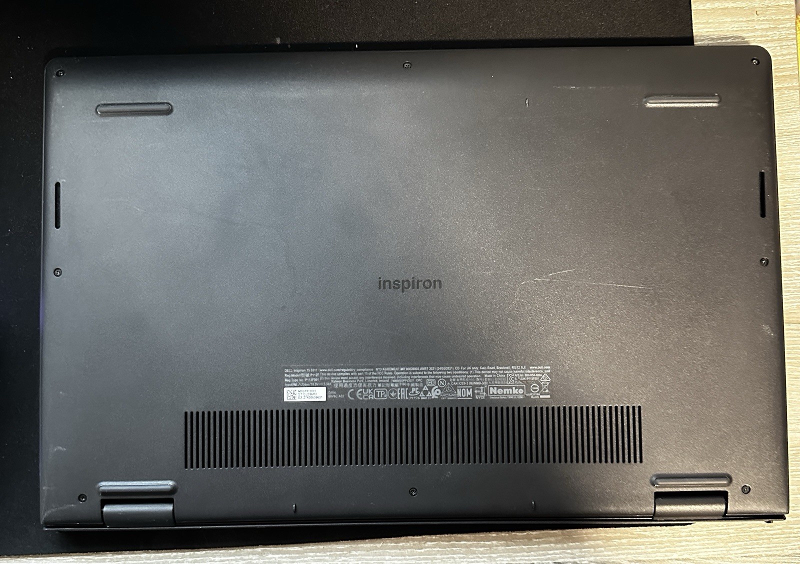 Dell Inspiron 15 3511 15.6in FHD Touch i5 11th Gen 256GB NVMe SSD Win11 Black