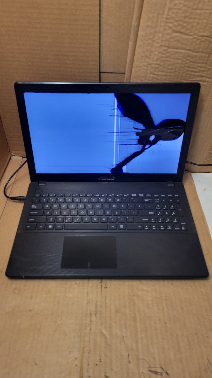 Asus Laptop Model X551M – Powers On | Screen Damage — For Parts or Repair