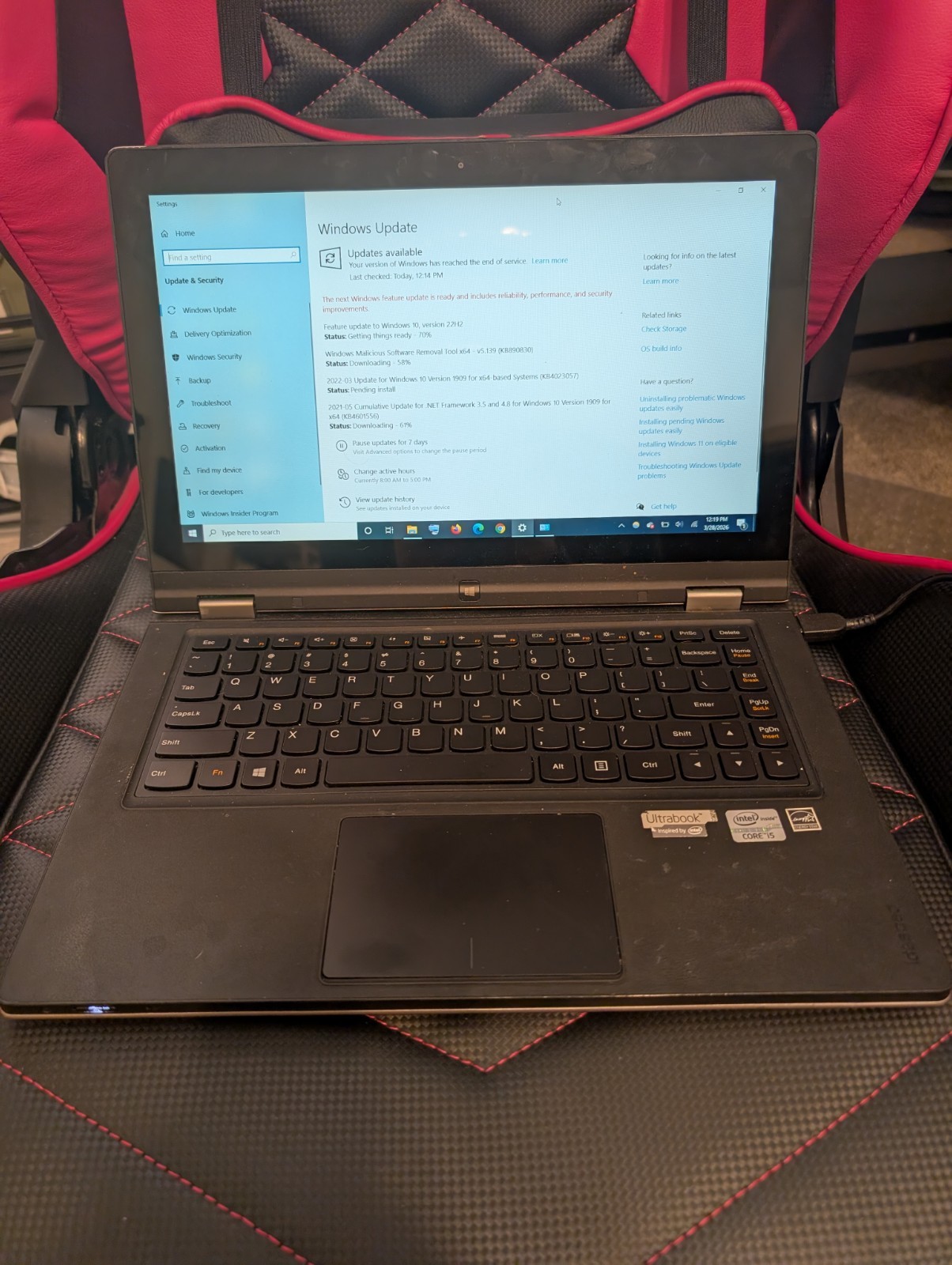 Lenovo Ideapad Yoga 13″ Touch Laptop Core i5 8GB RAM 256 + 128GB SSD Win 10 Home