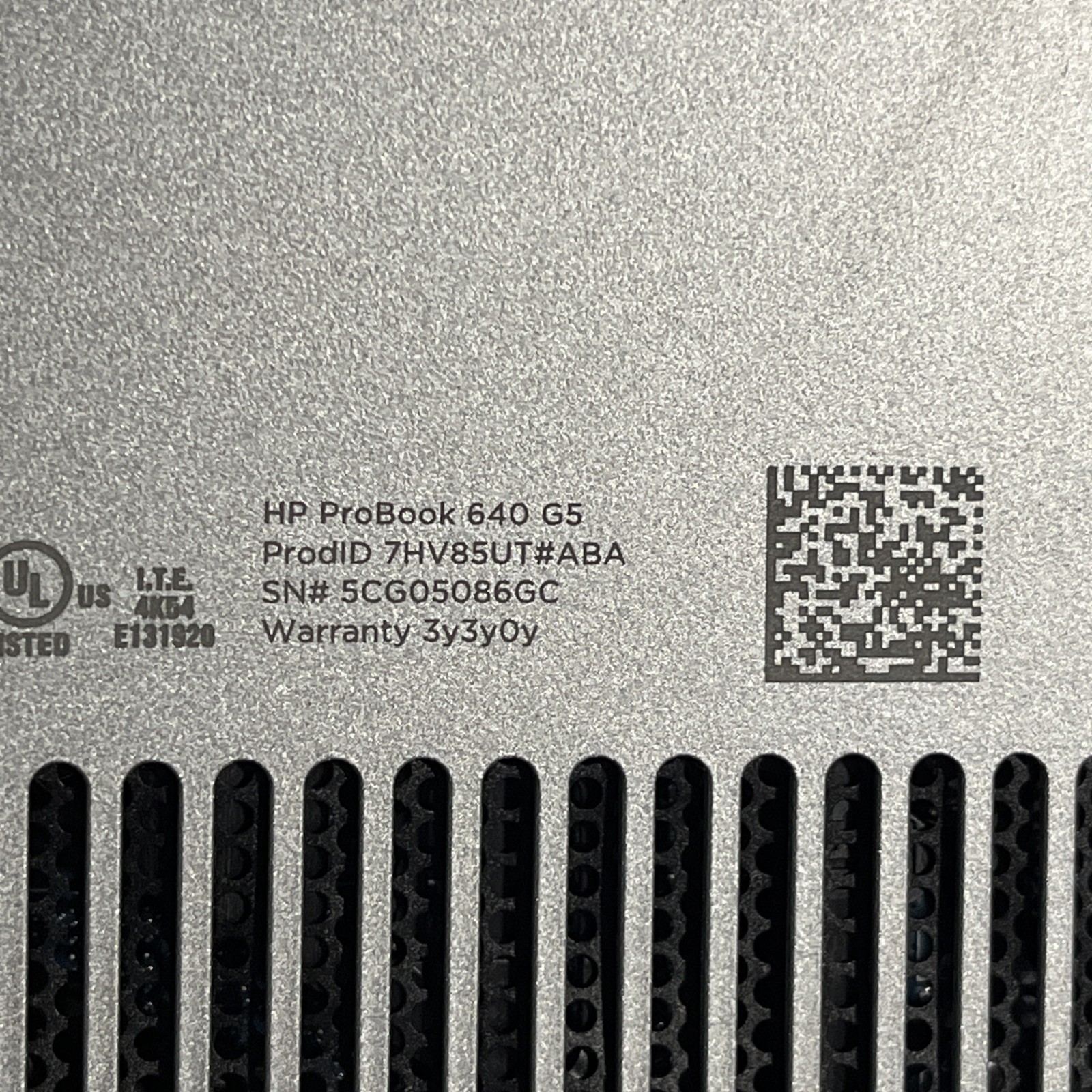 HP PROBOOK 640 G5 INTEL CORE I5-8365U 1.60GHZ 8GB RAM NO HD