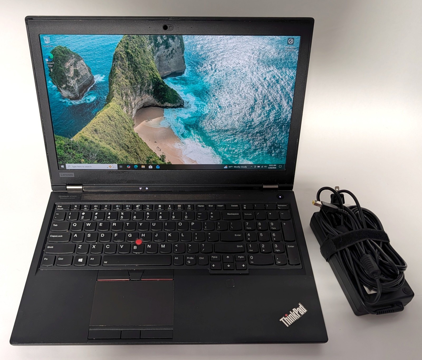 Lenovo P53 Intel i7-9750H 6-Core 16GB RAM 512GB NVMe Win10 Pro NVIDIA T1000 4GB