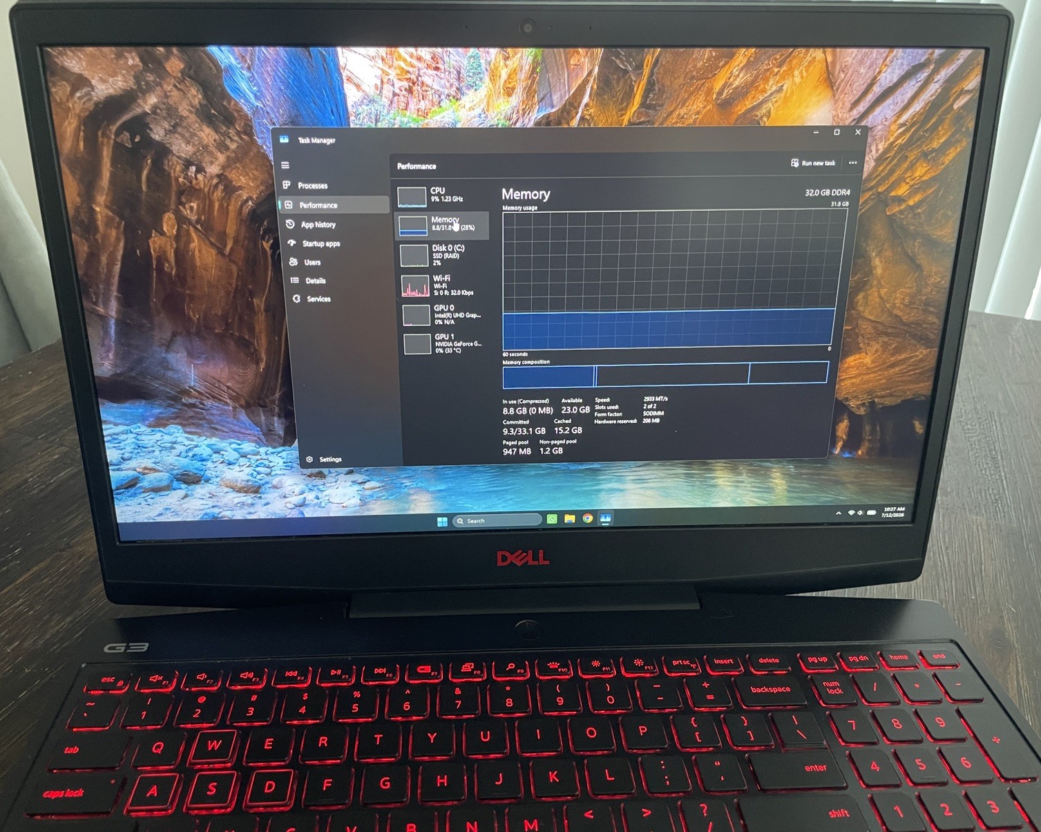 Dell G3 3500 Gaming Laptop i5-10300H GTX 1650 Ti 32 GB RAM 512 GB SSD