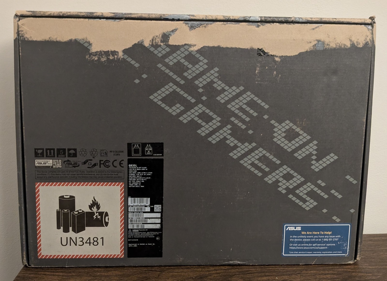 ASUS ROG Strix SCAR 18″ 2.5K 240Hz (Core Ultra 9 275HX, 32GB/1TB, RTX 5070 Ti)