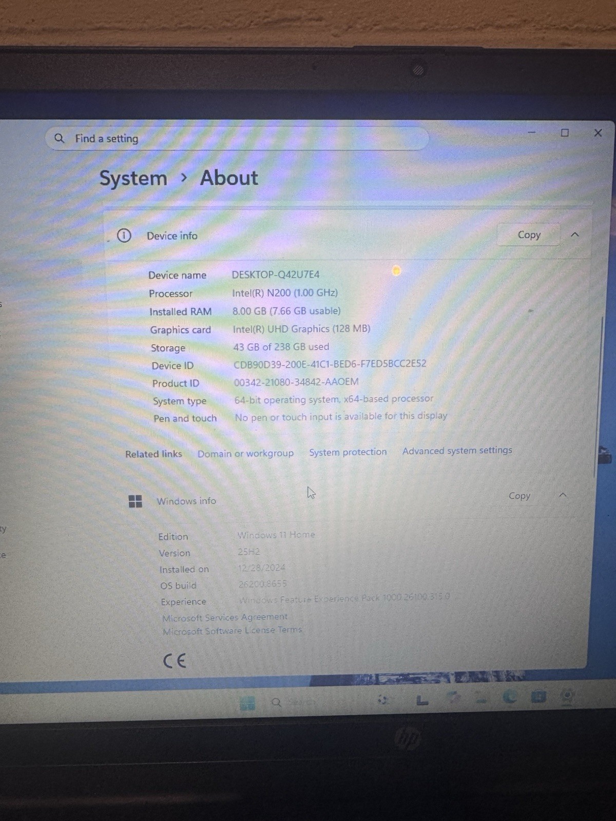 HP 17.3″ Laptop (2024 Model) – Intel N200, 8GB RAM, 256GB SSD – Windows 11 Z93