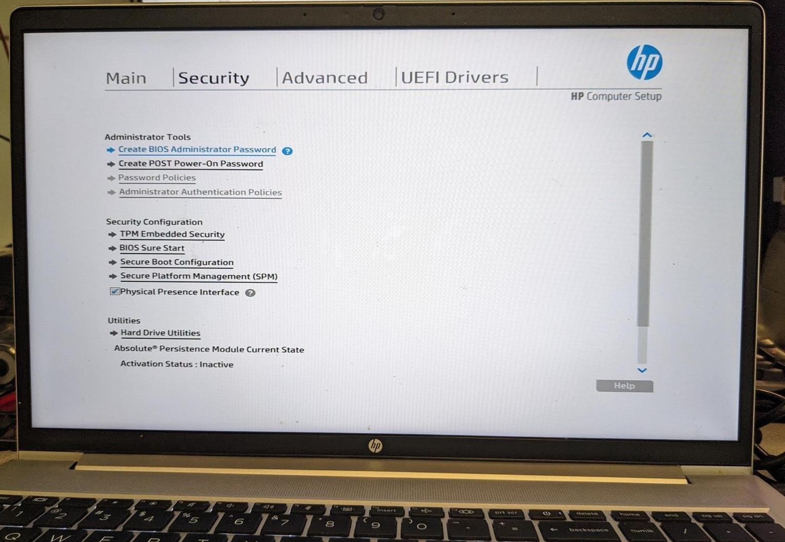 HP PROBOOK 450 G8 i5-1135G7 @ 2.40GHz, 4GB RAM, NO HDD/OS