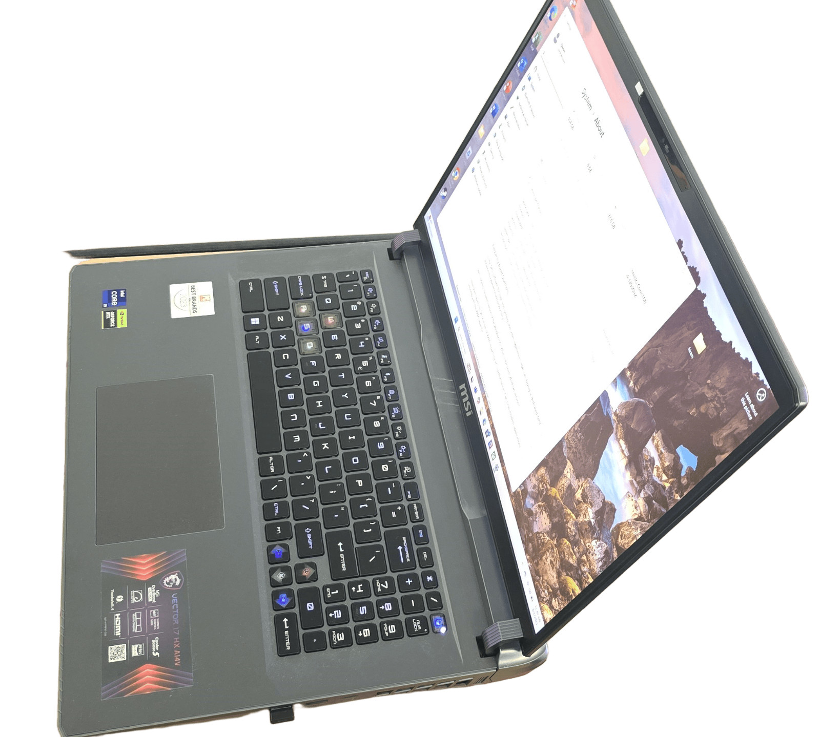 MSI Vector 17 HX A14VGG-219US Intel i9 14th Gen 32GB 1TB SSD 17.0″ QHD QHD+ Gray