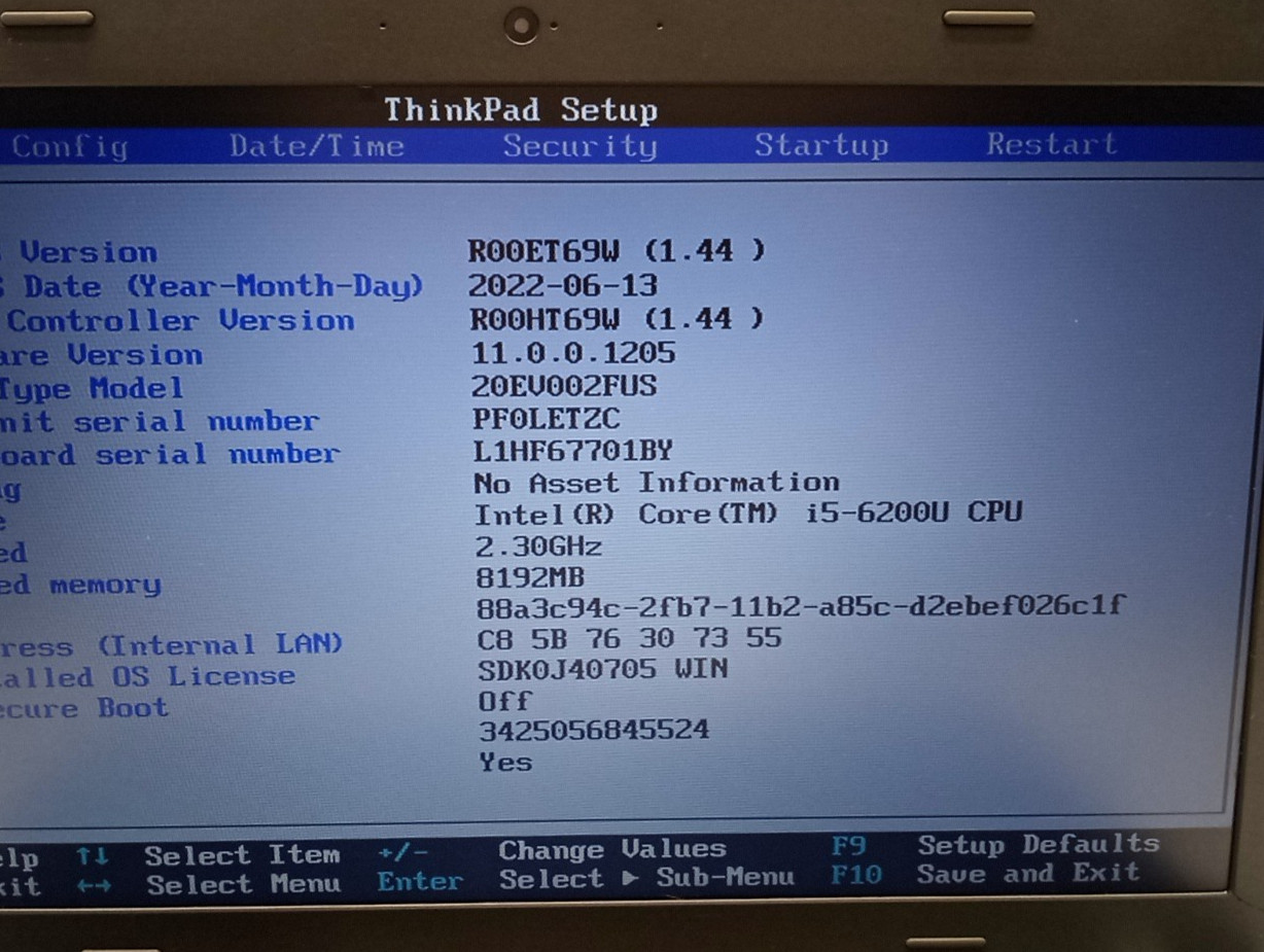 Lot of 2 Lenovo ThinkPad E560/L560 i3&i5-6th Gens 8GB RAM No HDD No OS MC098*!