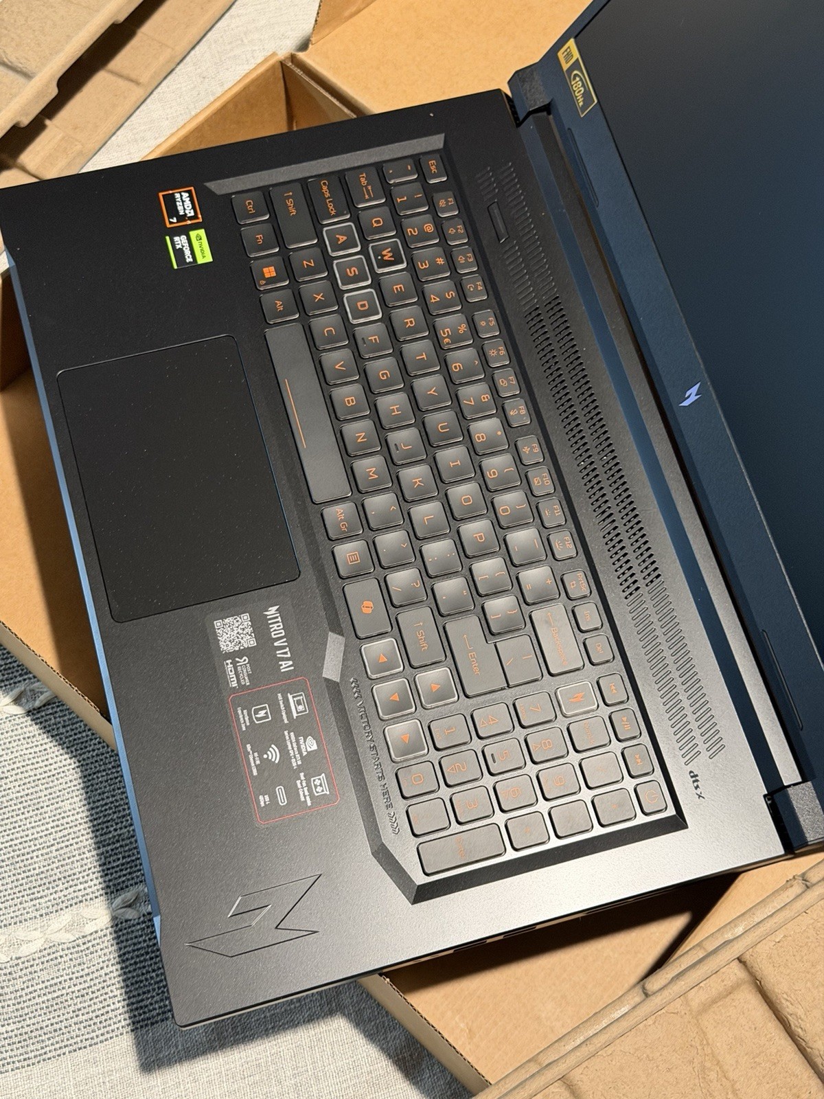 Acer Nitro V 17 AI 17.3” 180Hz Gaming Laptop Ryzen 7 260 RTX 5060 16GB 1TB