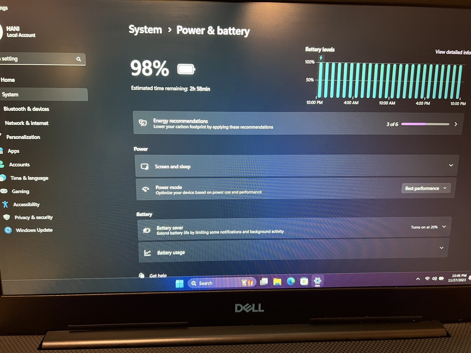Dell g3 3579 Gaming Laptop