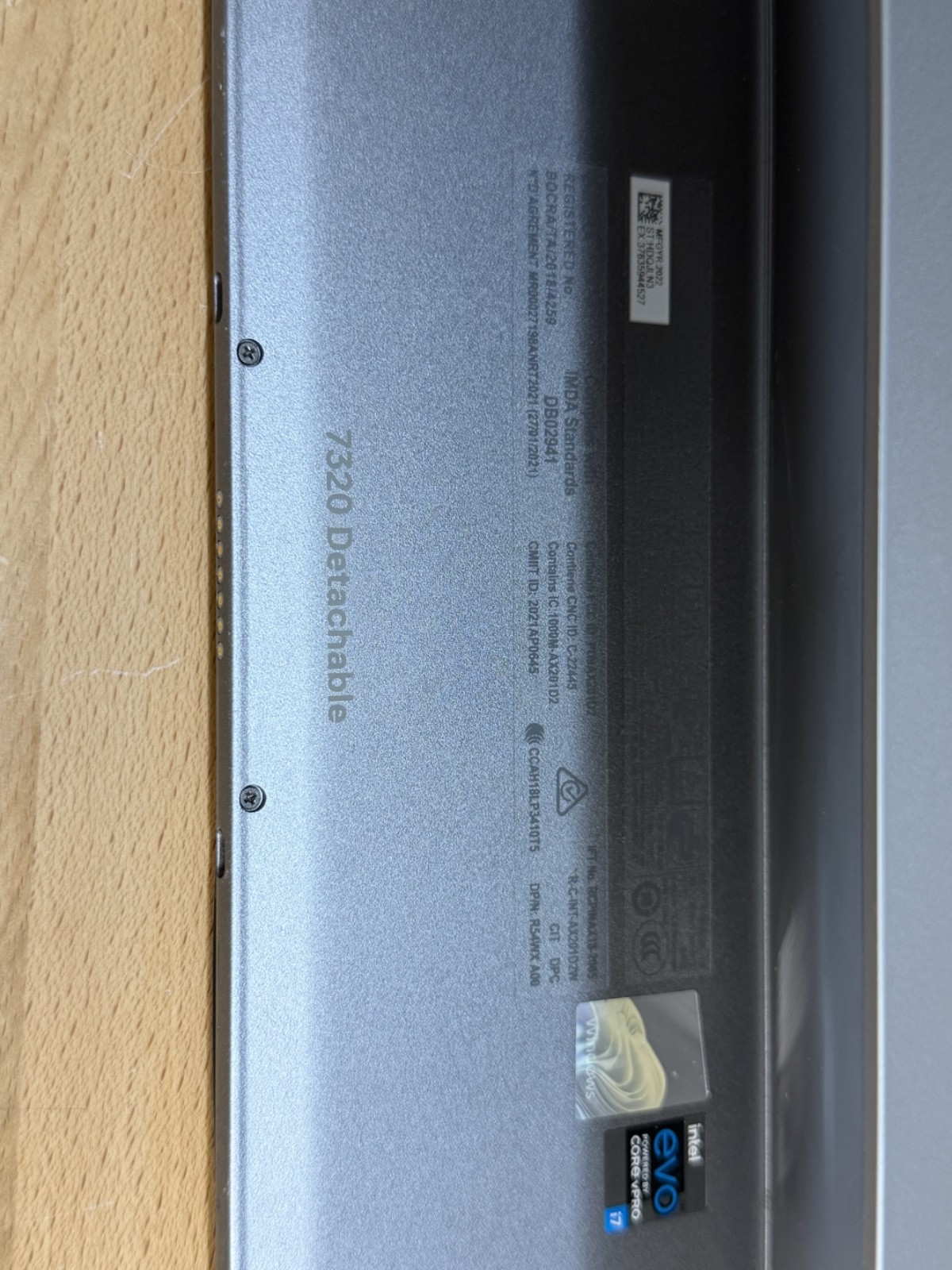 Dell Latitude 7320 Detachable 13″ Detachable 2-in-1 No KB for PARTS REPAIR