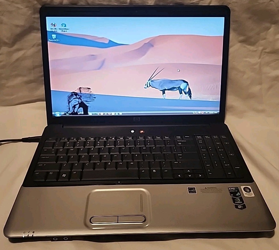HP G60 249 Laptop AMD Athlon X2 NVIDIA Damaged Screen For Parts / Repair Works