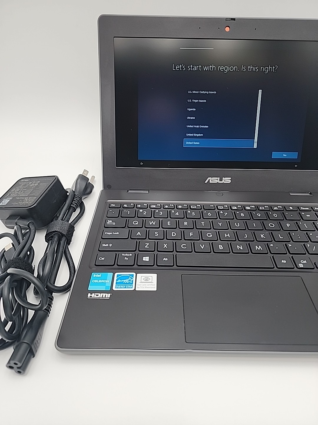 Asus BR1100CK 11.6” HD Laptop Intel Celeron N4500 4GB DDR4 RAM 64GB
