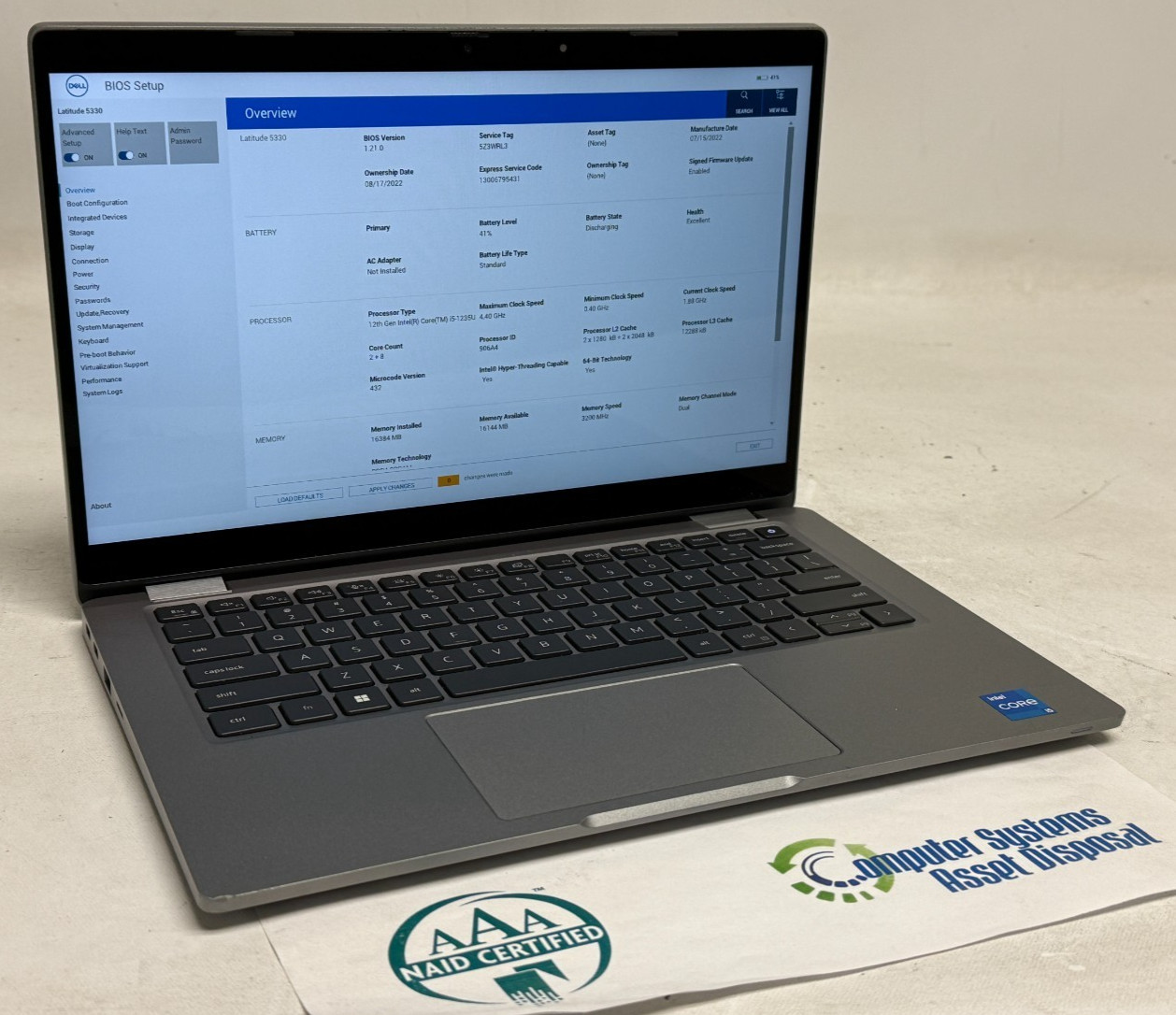 Dell Latitude 5330 2in1 14″ (i5-1235u – 16GB RAM – 256GB SSD – Win11Home)