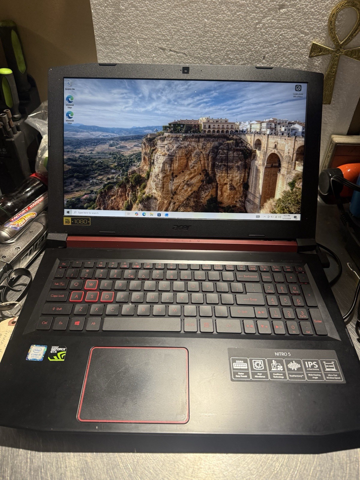 Acer NITRO 5 15.6 Intel Core I5 NVIDIA GeForce GTX 1050 8GB RAM & 1 TB SSD Drive